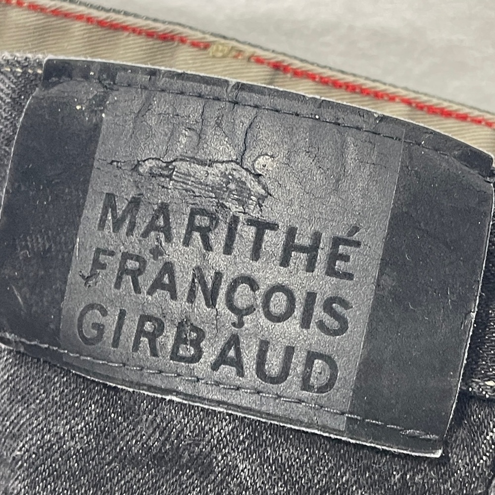 Vintage Marithe Francois Girbaud Denim Jeans Black Y2K Size 38M 90’s - Picture 3 of 7